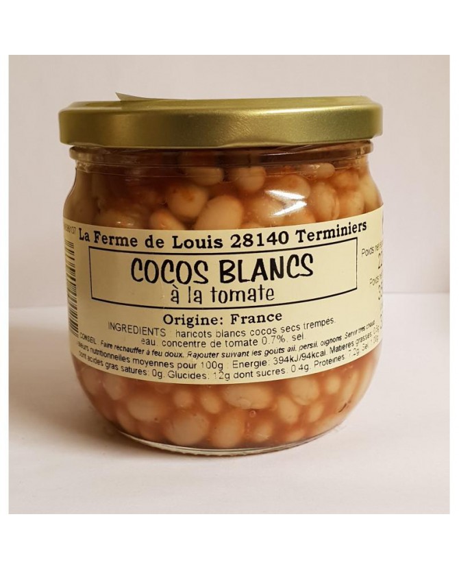 Cocos Tomates cuisnés LA FERME DE LOUIS (Bocal 37 cl)