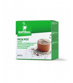 Pikpot Pierre à picorer en pot Natural Granen pour Pigeon x 400 g