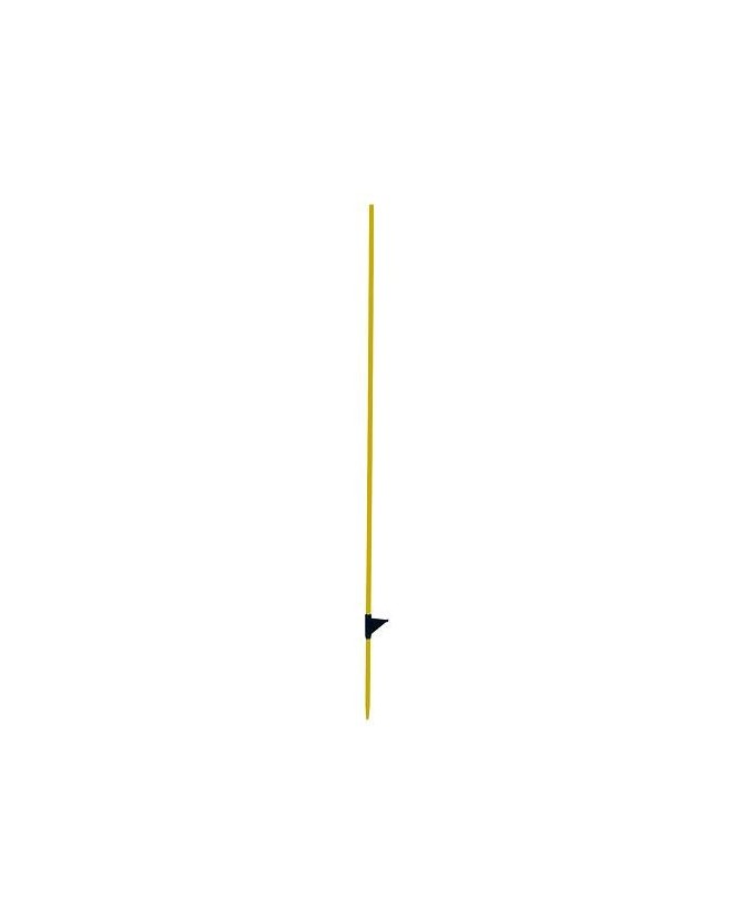 Piquet fibre de verre jaune Ø 12mm 125 cm avec bêche x 10
