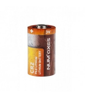Pile CR2 3 V Lithium Cylindrique NUM AXES x 2