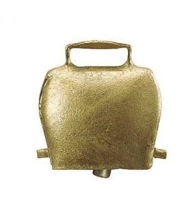Cloche acier droit coloris bronze 6 cm pour Ovin et Caprin