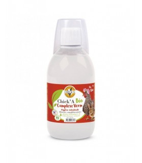 Aliment diététique complémentaire BIO VERM CHICK'A pour Volaille et Lapin x 300 ml