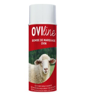 OVI-LINE Bombe de marquage Rouge 500 ml pour Ovin