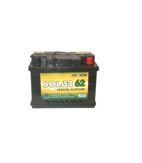 Batterie LACME Spécial Clôture Solar 62  12V 62Ah