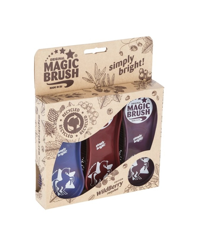 Brosse le kit MagicBrush Wildberry Recycled pour Cheval