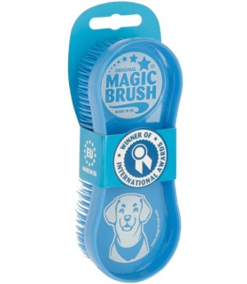Brosse MagicBrush Dog blue pour Chien