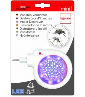 Destructeur d'insectes Led Mini 3 W Premium Swissinno Solutions