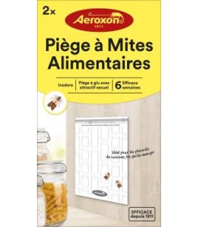 Piège à Mites Alimentaires AEROXON inodore Efficace 6 semaines x 2