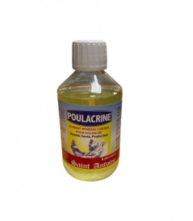 POULACRINE Aliment minéral liquide pour la Beauté, Santé, Production de la Volaille x 250 ml