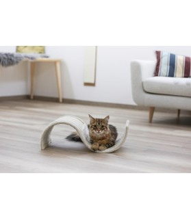 Couchette et Griffoir Vague beige en sisal 51 x 28.5 x 18 cm pour Chat