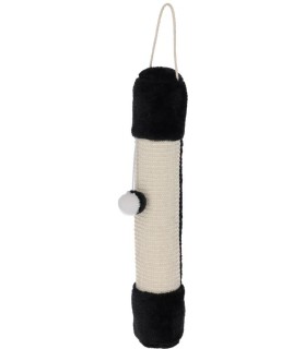 Griffoir Poteau en sisal doux noir et blanc 54 cm pour Chat