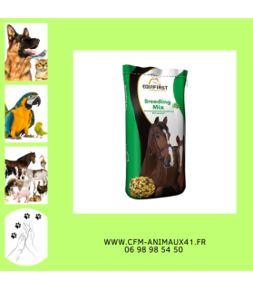 Aliment Floconné Breeding Mix EQUIFIRST pour jument en gestation lactation poulain et jeune cheval x 20 kg CFM Animaux 41