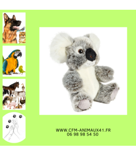 Peluche Koala Têtabizous ANIMA Haut 17 cm  Cadeau plaisir d'offrir Noël Anniversaire Naissance Bébé Enfant Doudou Calin