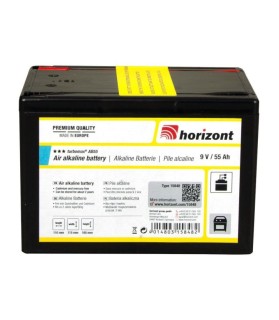 Pile 9V / 55 Ah Turbomax AB55 HORIZONT pour Cloture Electrique