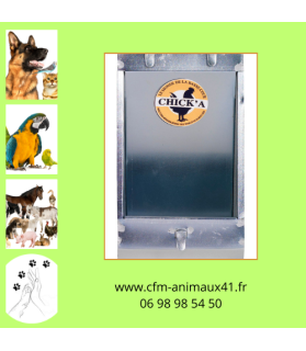 Mangeoire en métal 1 compartiment pour Lapin CFM Animaux 41 à Conan 41290