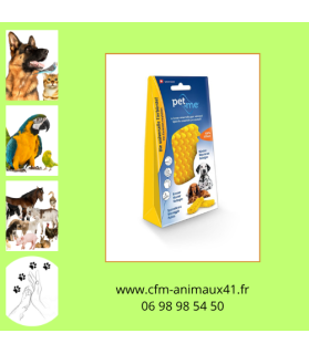 Brosse jaune universelle PET+ME nettoie masse brosse et caresse pour Chien et Chat CFM Animaux 41 à Conan 41290