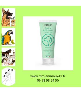 Shampoing PURALIA tout pelage Avoine et Aloe vera pour Chien x 250 ml CFM Animaux 41 à Conan 41290