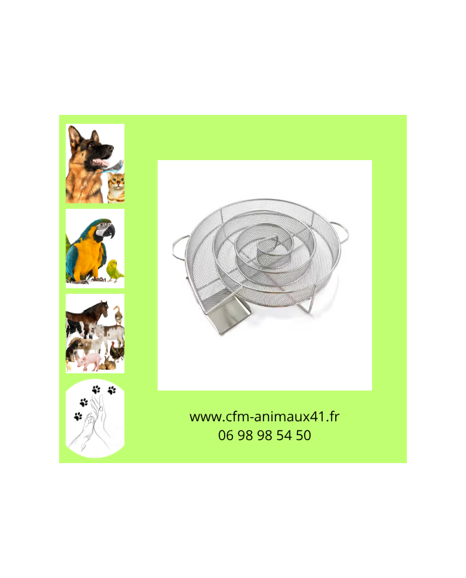 Serpentin Générateur fumée froide 20 x 16 x 5 cm UKAL pour fumoir CFM Animaux 41 à Conan 41290
