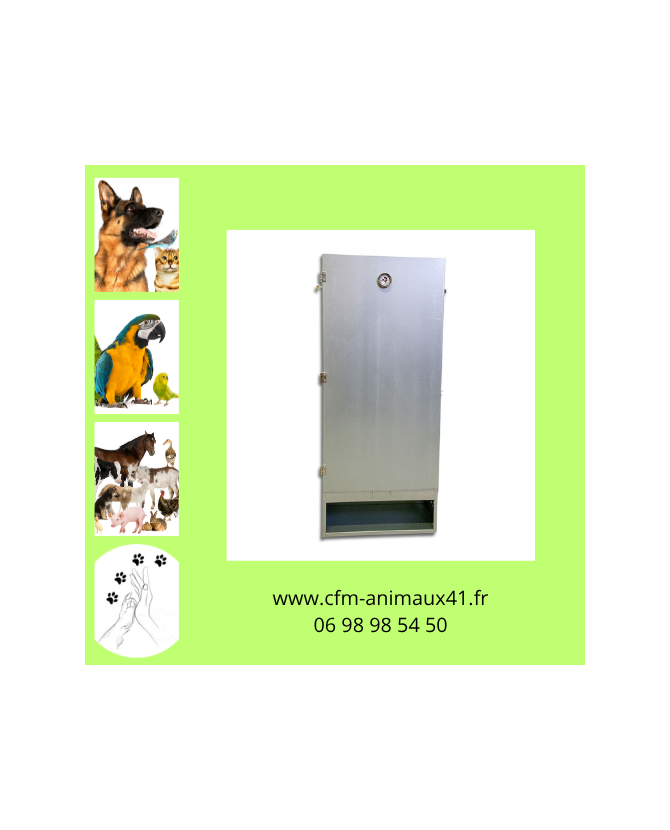 Fumoir 4 niveaux en tôle galvanisée Haut 110 cm CFM Animaux 41 à Conan 41290