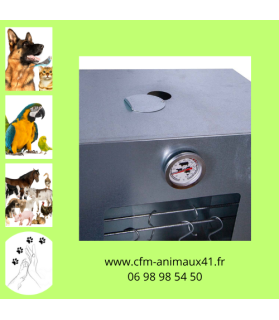 Fumoir 4 niveaux en tôle galvanisée Haut 110 cm CFM Animaux 41 à Conan 41290