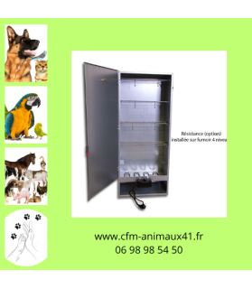 Fumoir 4 niveaux en tôle galvanisée Haut 110 cm CFM Animaux 41 à Conan 41290