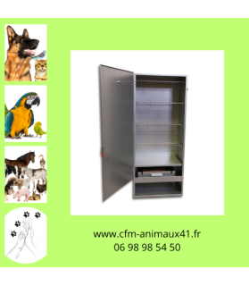 Fumoir 4 niveaux en tôle galvanisée Haut 110 cm CFM Animaux 41 à Conan 41290