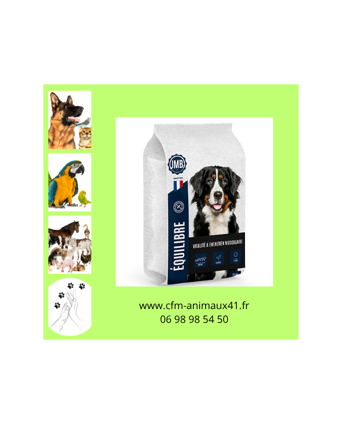 Croquette Chien JMB Equilibre - Naturellement Français (allégé en céréales) x 12.5 kg CFM Animaux 41 à Conan 41290