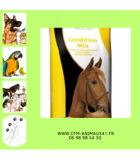 Aliment Floconné EQUIFIRST Condition Mix pour Cheval et Poney x 20 kg CFM Animaux 41 à Conan