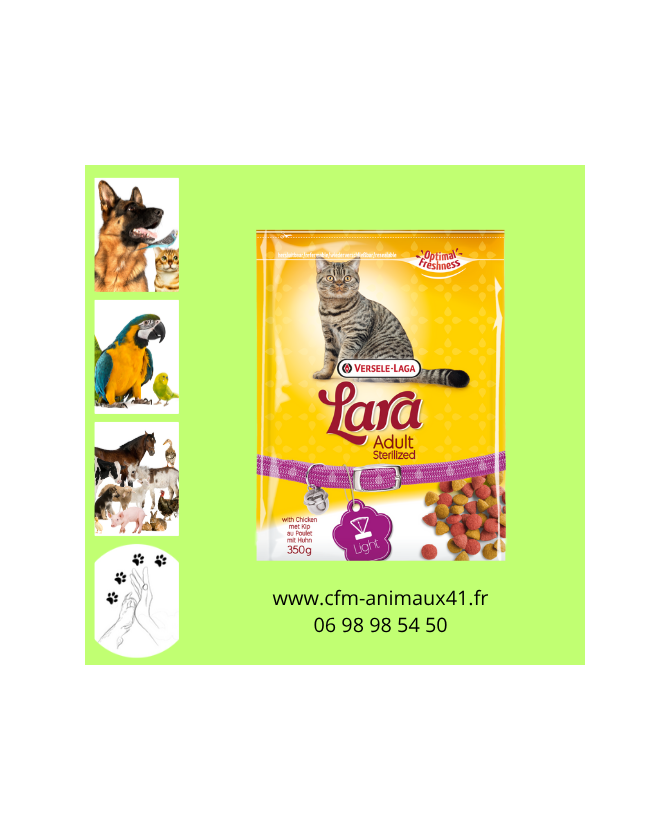 Croquette Chat Stérilisé au Poulet VL x 10 kg CFM Animaux 41 à Conan 41290
