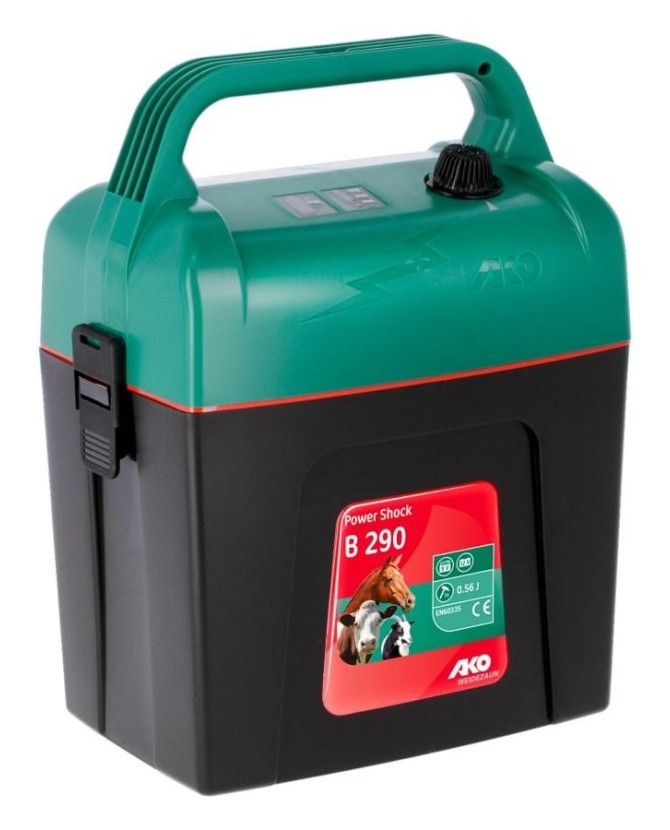 Electrificateur puissant Power B 290 sur 9 volts pour clôture courte à moyenne CFM Animaux 41 à Conan 41290