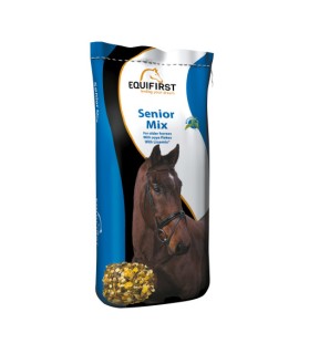 Floconnés Senior Mix EQUIFIRST pour Cheval et Poney agé x 15 kg CFM Animaux 41 à Conan 41290