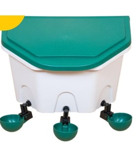 Abreuvoir AviAqua 8L + 3 gobelets pivotants pour Volaille CFM Animaux 41 à Conan 41290