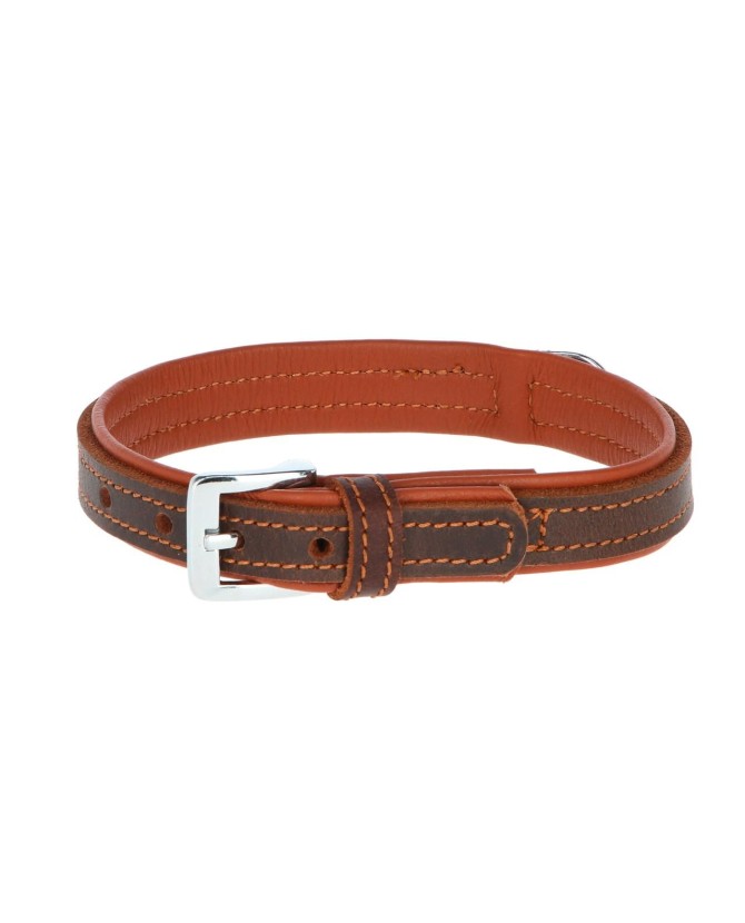 Collier cuir grande qualité cou 56 - 64 cm pour Chien - CFM Animaux 41 à Conan 41290